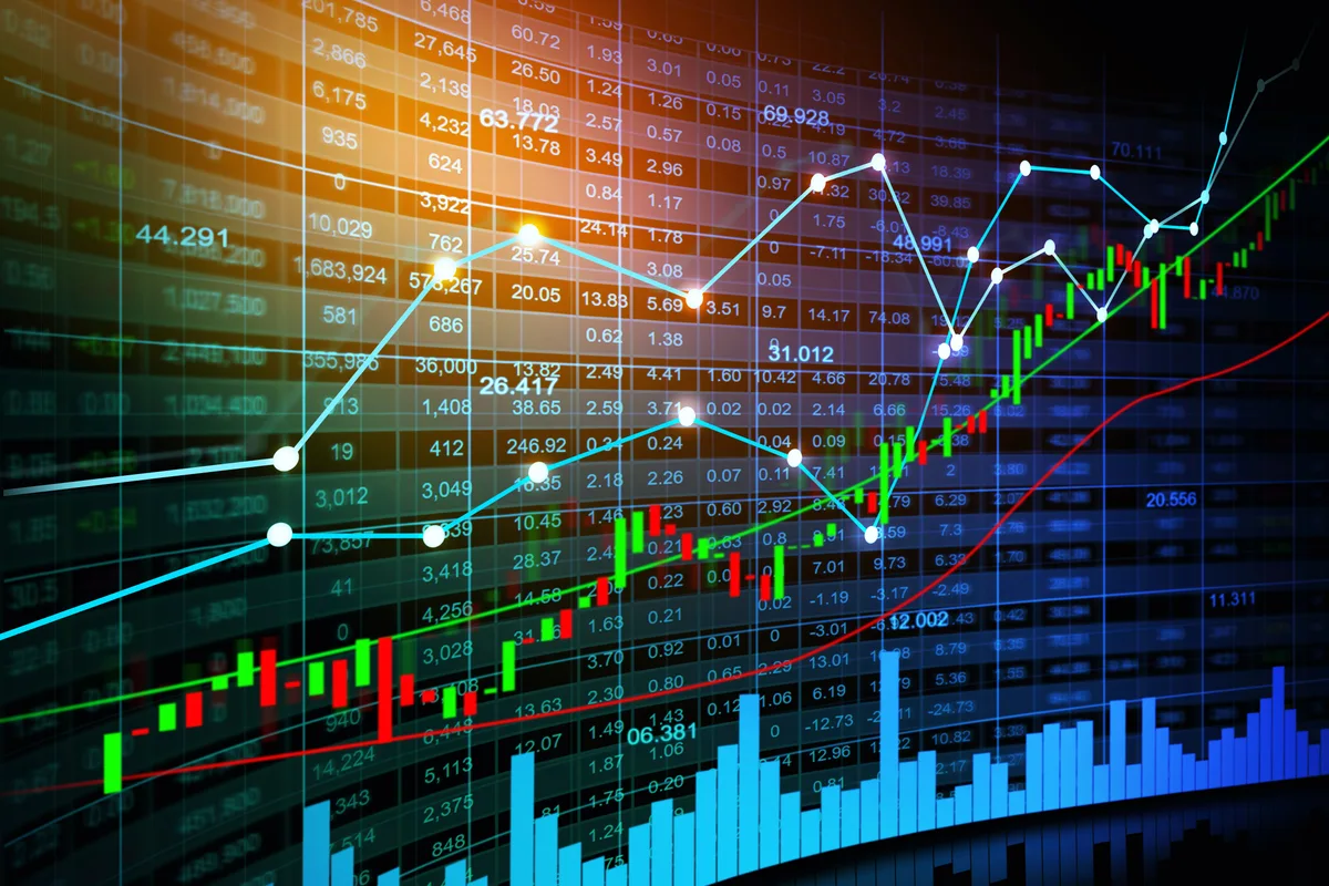 Financial analysis screens — illustrative image